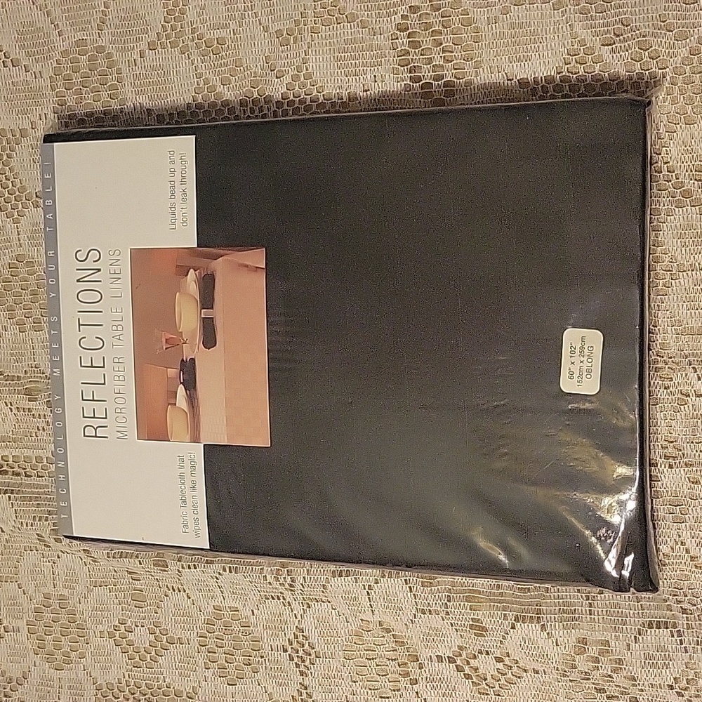 NEW! Reflections Microfiber Tablecloth